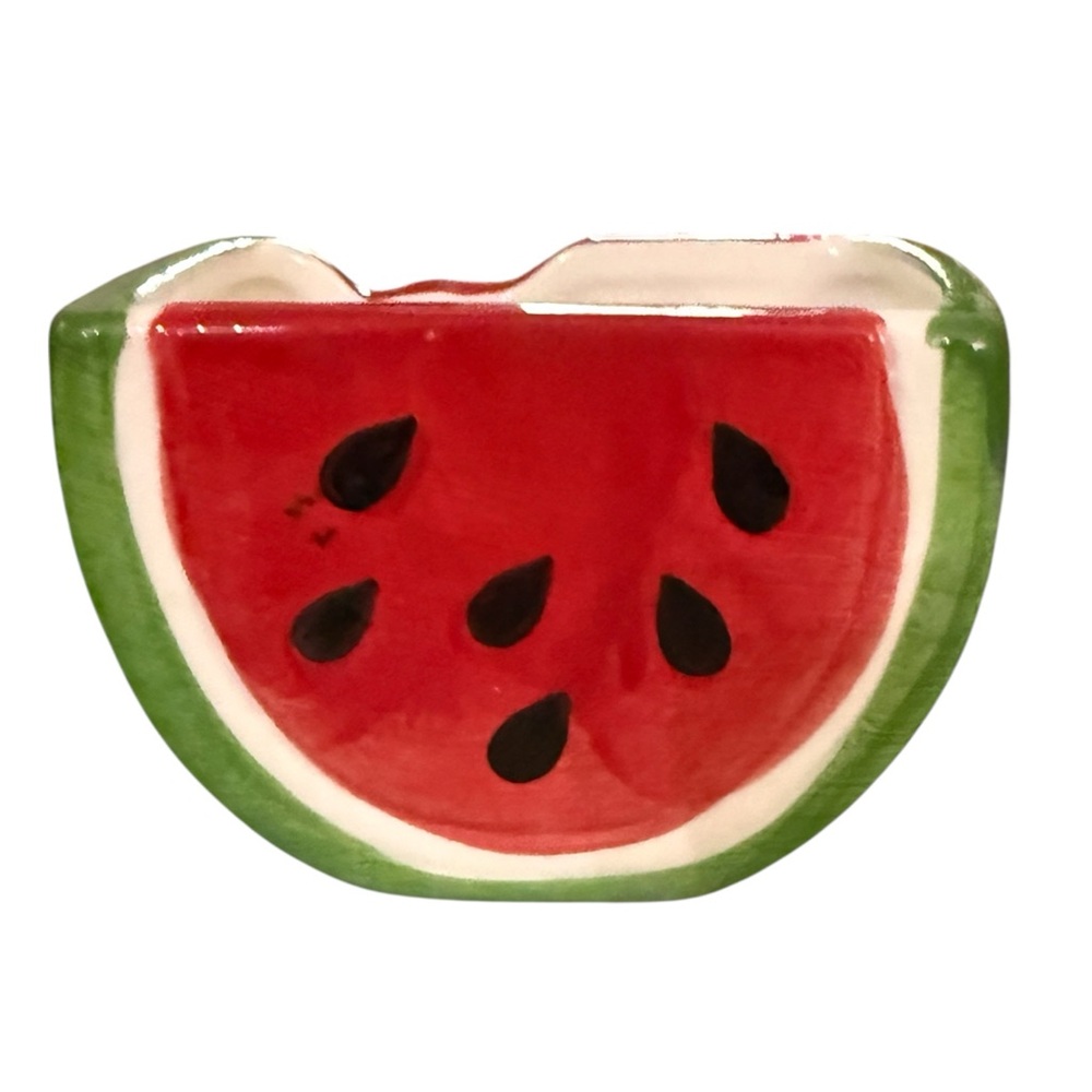 Fruit Shaped Watermelon Ceramic Planter Pot